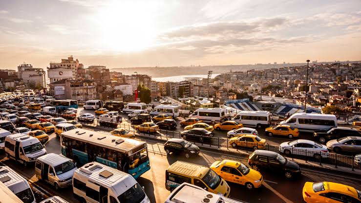 traffic jam in Istanbul